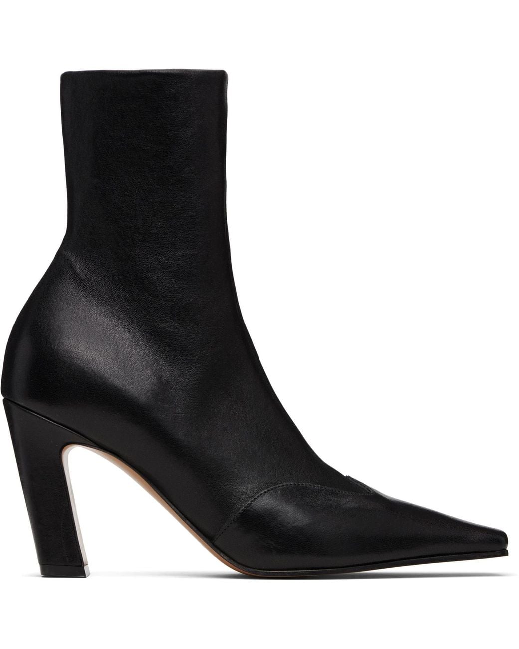 Khaite Black Nevada Stretch High Boots