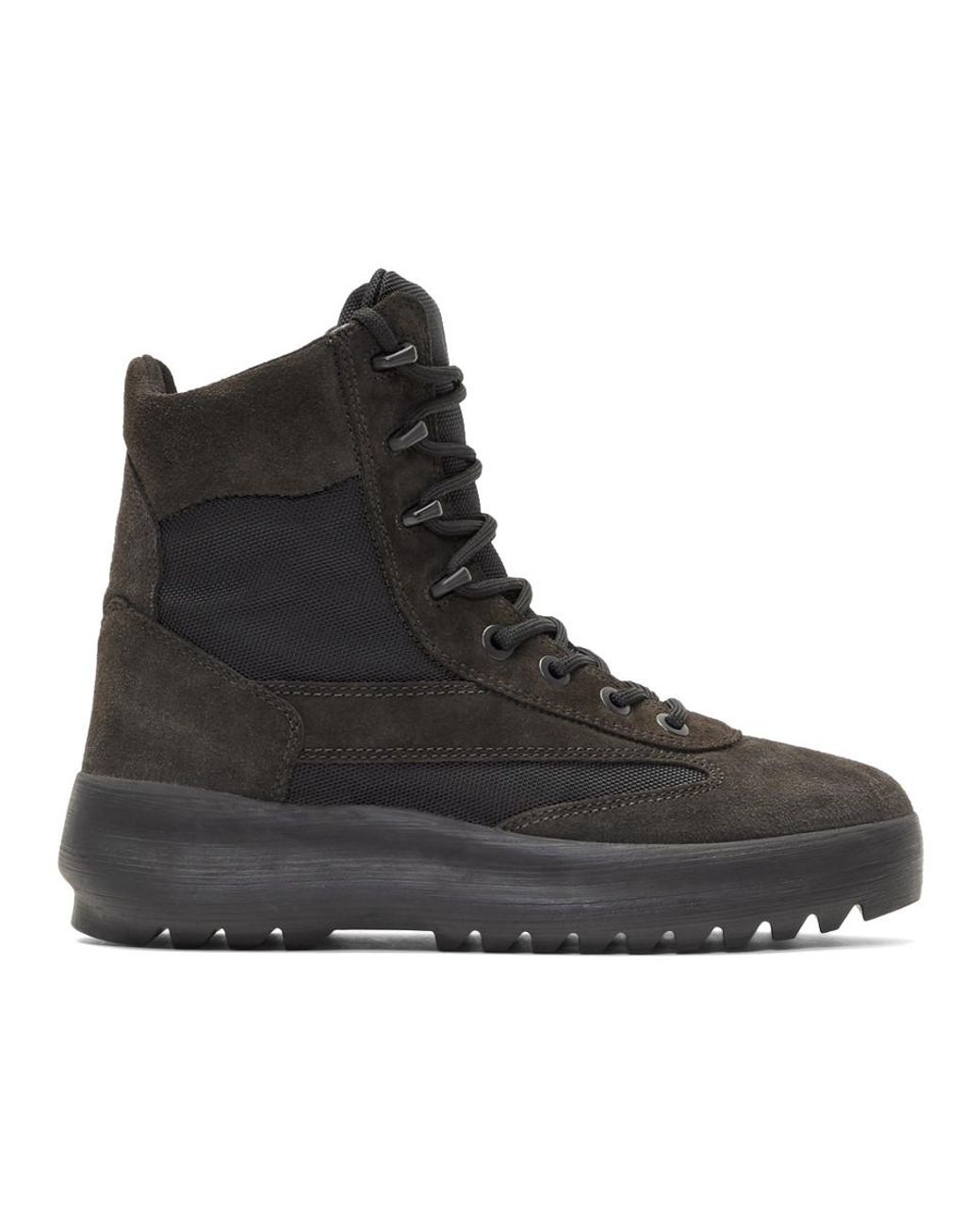 Yeezy Black Military Boots for Men | Lyst
