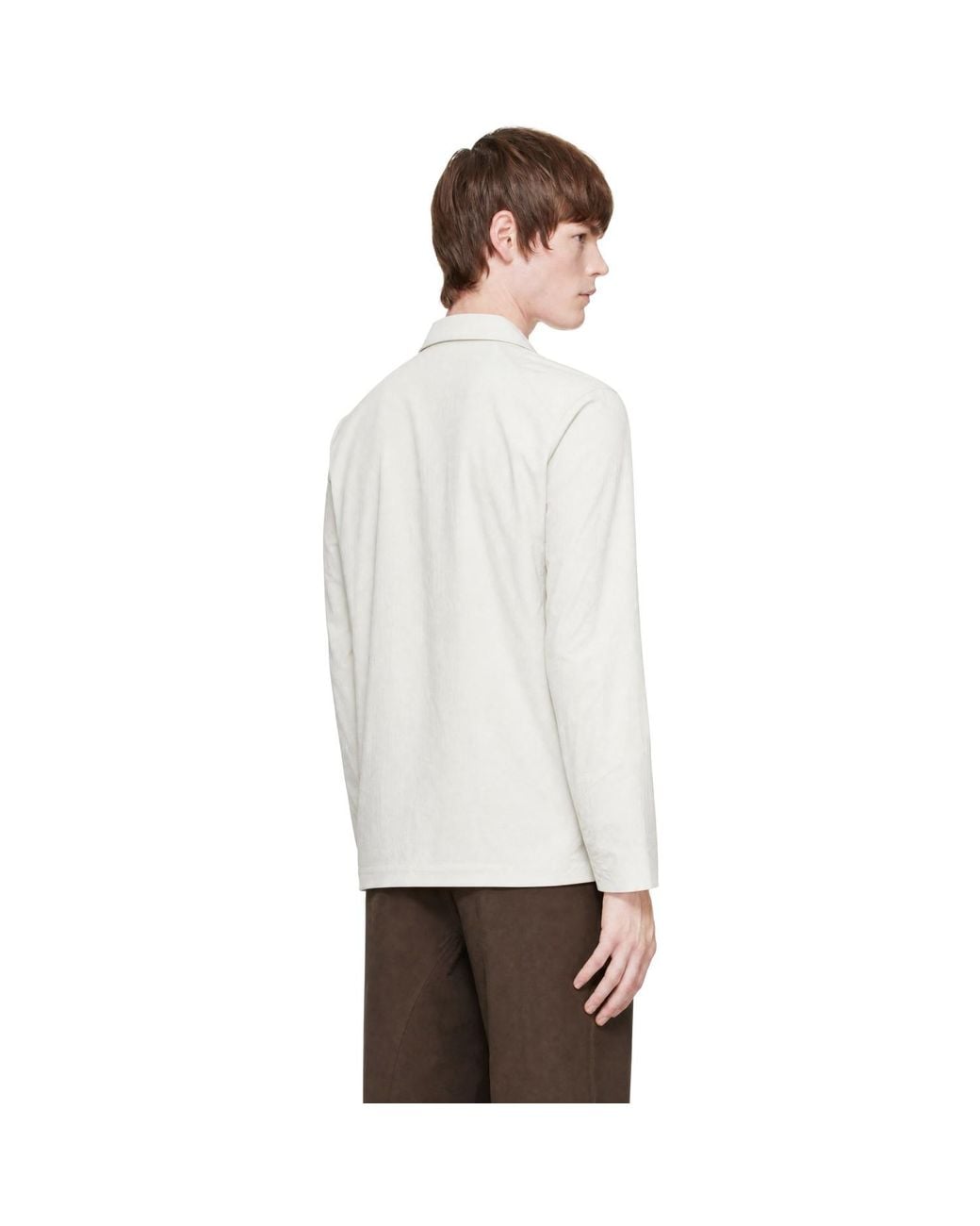 Veilance White Off- Mionn Softshell Overshirt for men