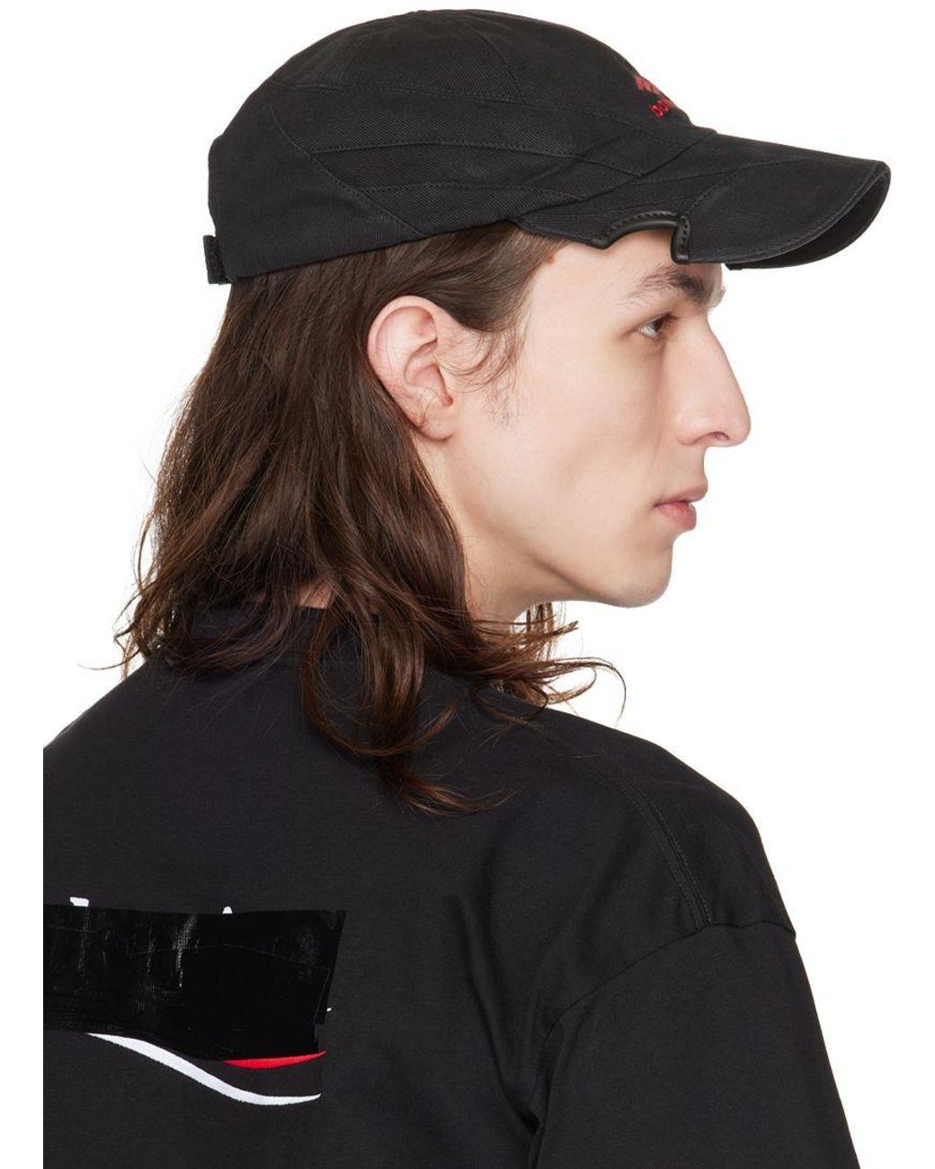 Balenciaga Black 3b Sports Icon Tracksuit Cap for Men | Lyst