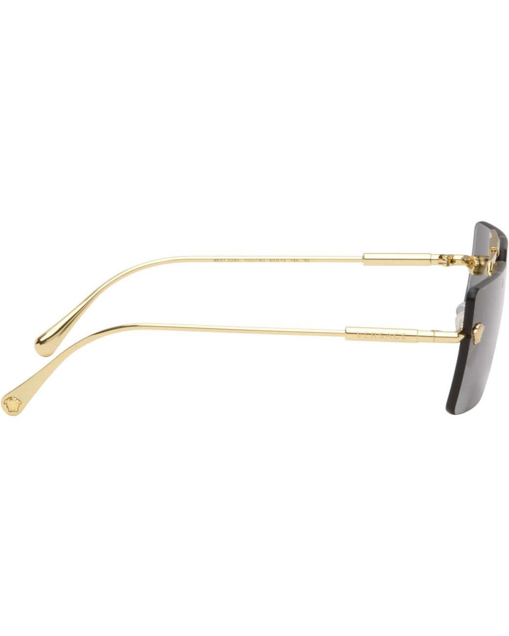 Versace Gray Medusa Sunglasses for men