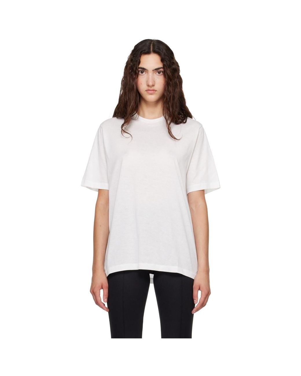 Frankie Shop White Harper Soft Organic T-Shirt