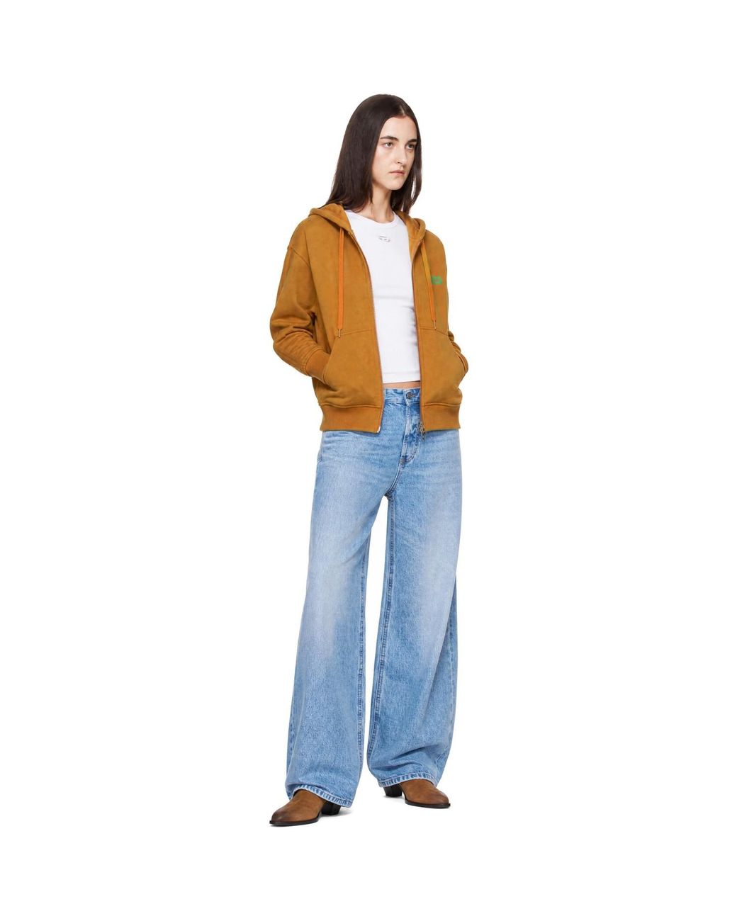 DIESEL Orange F-Bind Hoodie