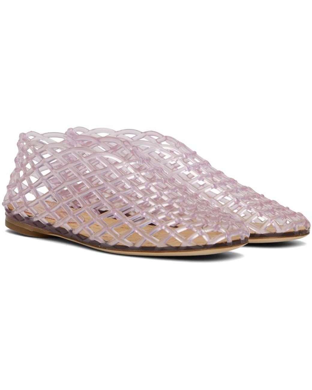 新品未使用 The Row MARA flat マラ フラット 赤 37 ザロウ The Row F1505 PVC パンプス MARA FLAT シューズ マラ