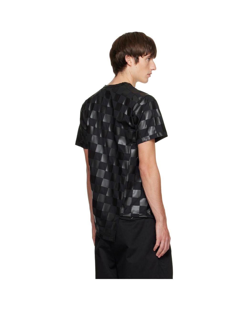 Comme des Garçons Black Check T-Shirt for men