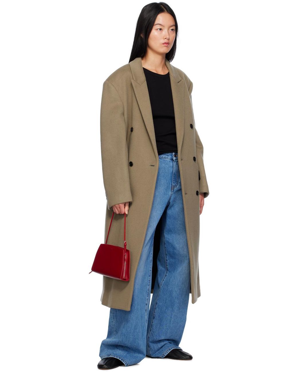 The Row レッド Dalia バゲットバッグ レッド | Lyst