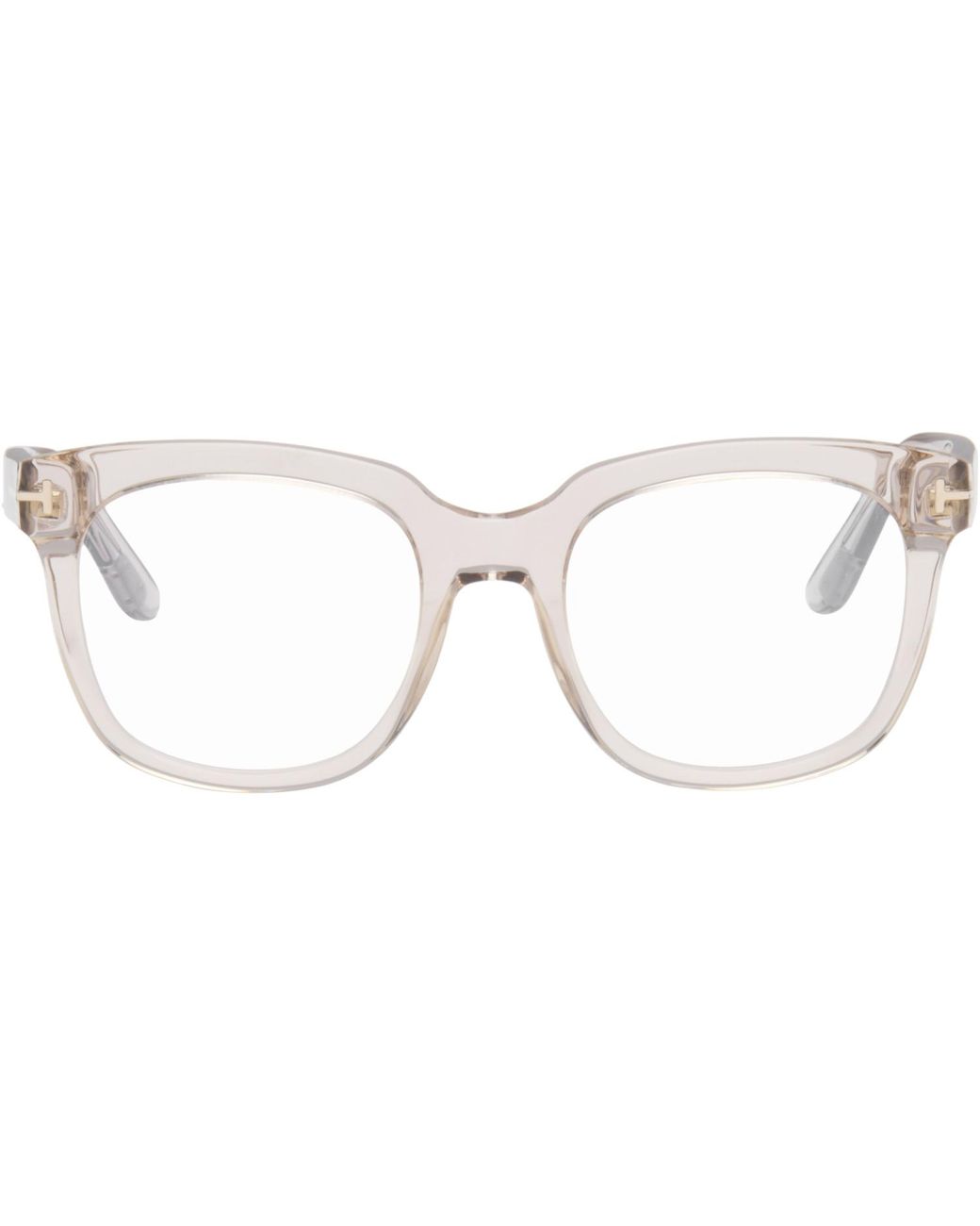 Tom Ford Brown Block Large Glasses