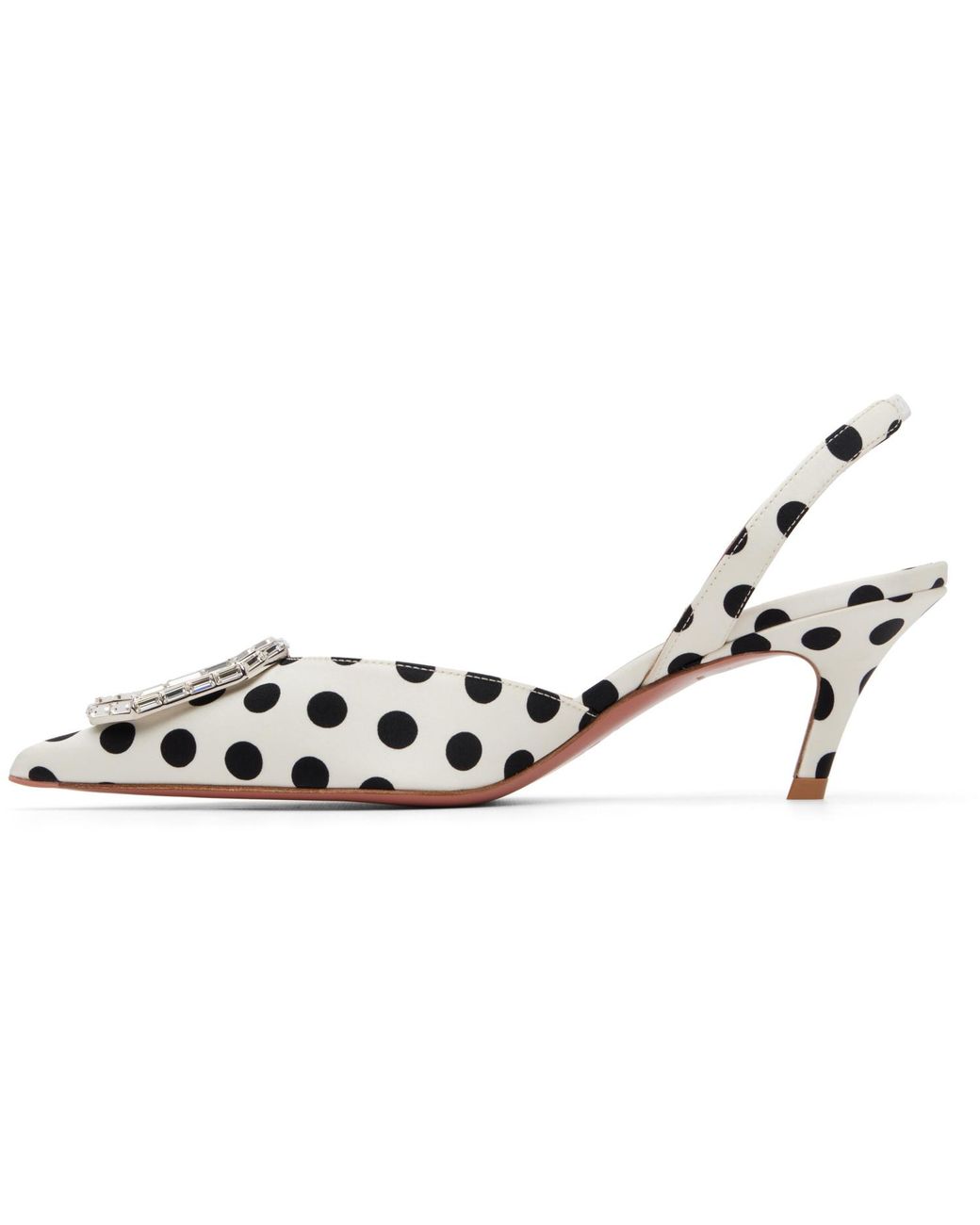 AMINA MUADDI Black Camelia Sling 60 Heels