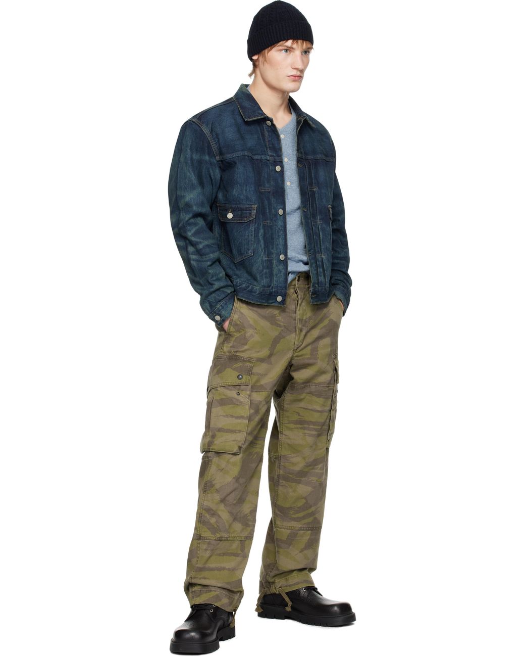 RRL Westview Trucker Denim Jacket in Blue for Men | Lyst UK