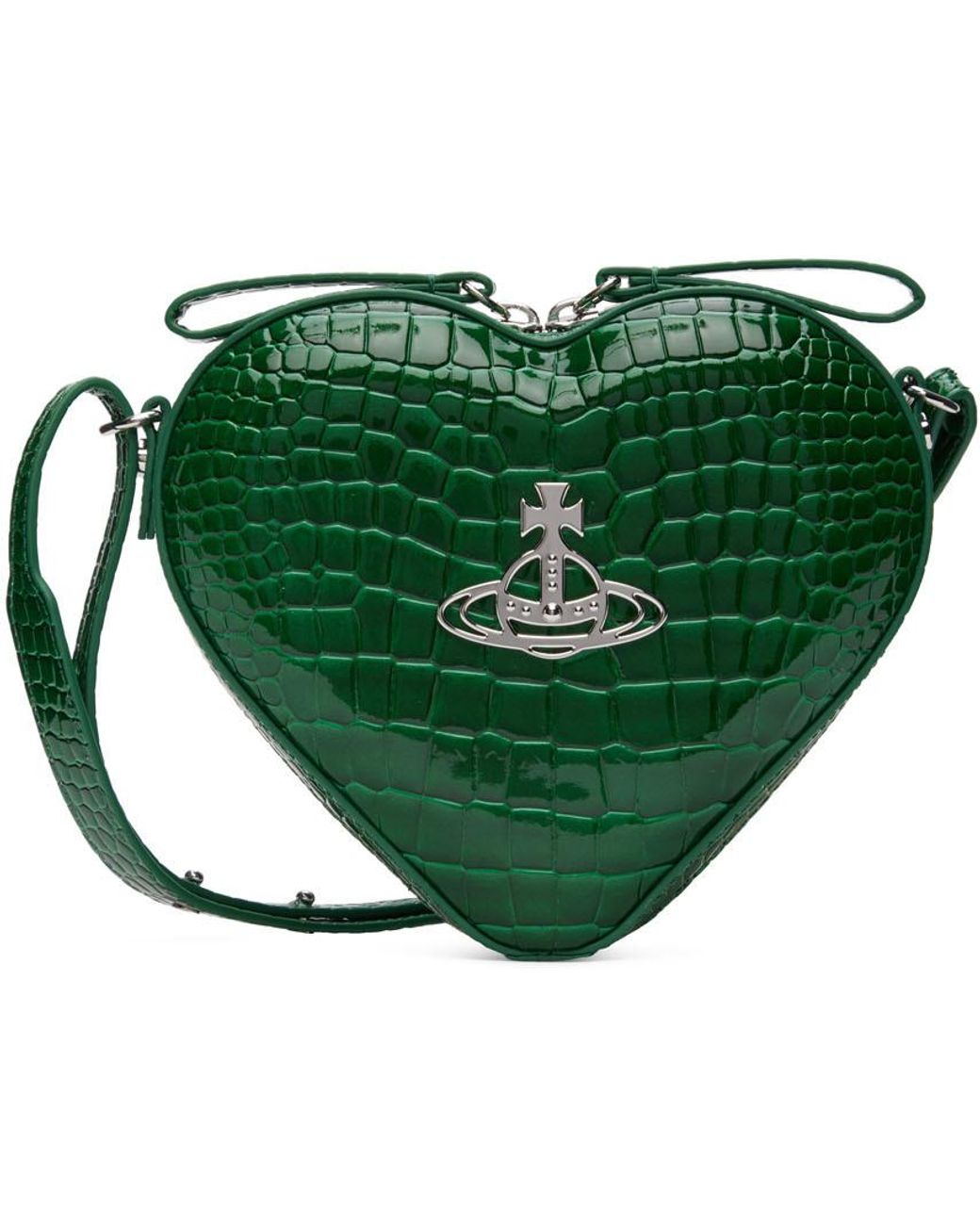Vivienne Westwood Ella Heart Shoulder Bag in Green Lyst Australia
