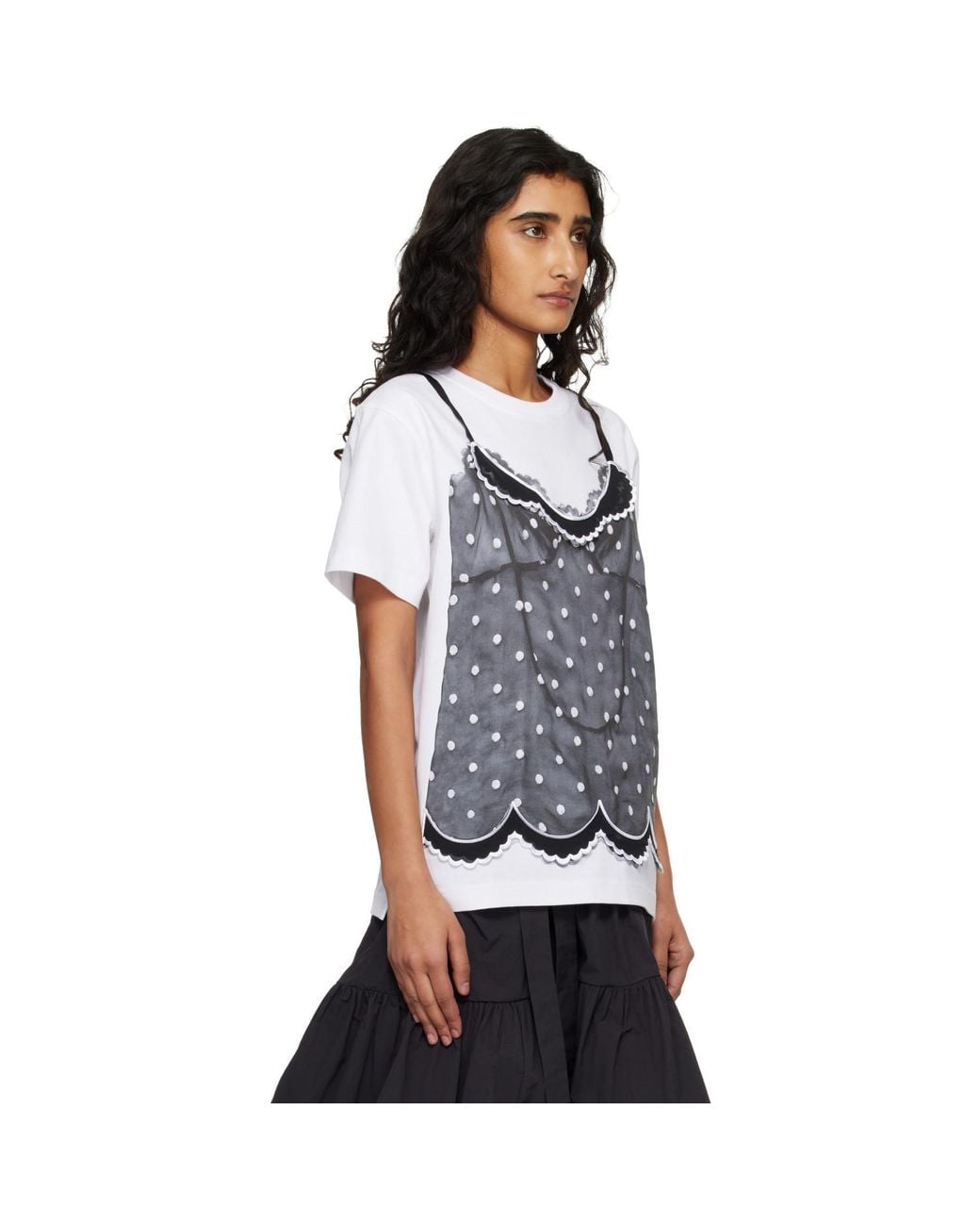 Marc Jacobs Gray Trompe L'Oeil Cami T-Shirt