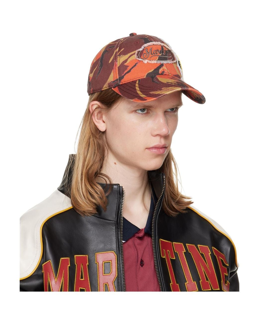 Martine Rose Multicolor Collage Cap for men