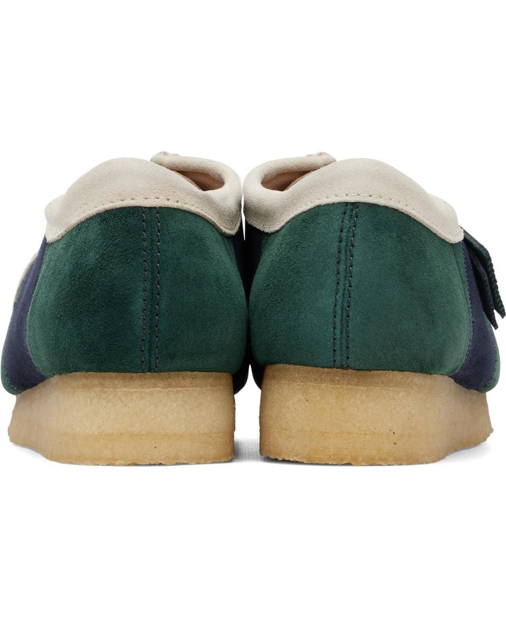 Clarks Blue Wallabee Derbys for men