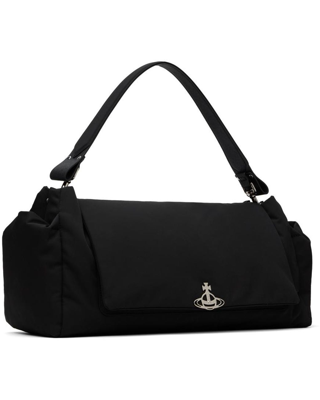 VIVIENNE WESTWOOD XL ヘーゼル ショルダーバッグ XL Hazel Handbag in BLACK | Vivienne Westwood®