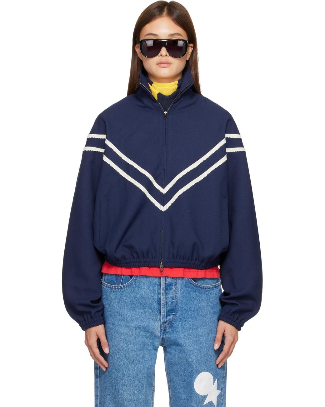 STEFAN COOKE Pinking Corded Jacket in Blue | Lyst