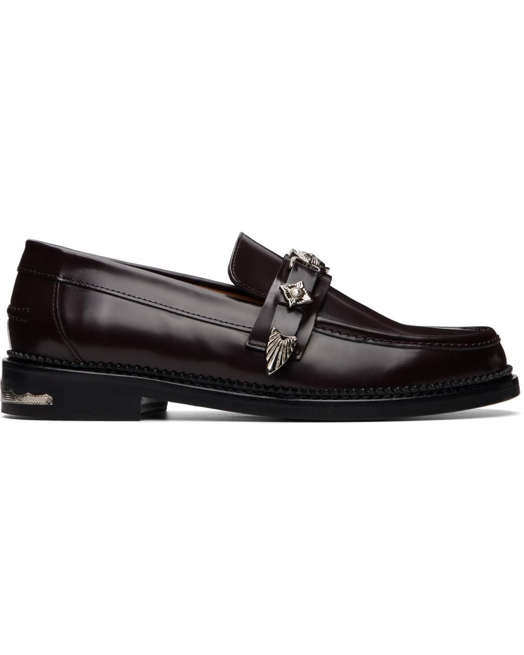Toga Virilis Black Ssense Exclusive Polido Loafers for men