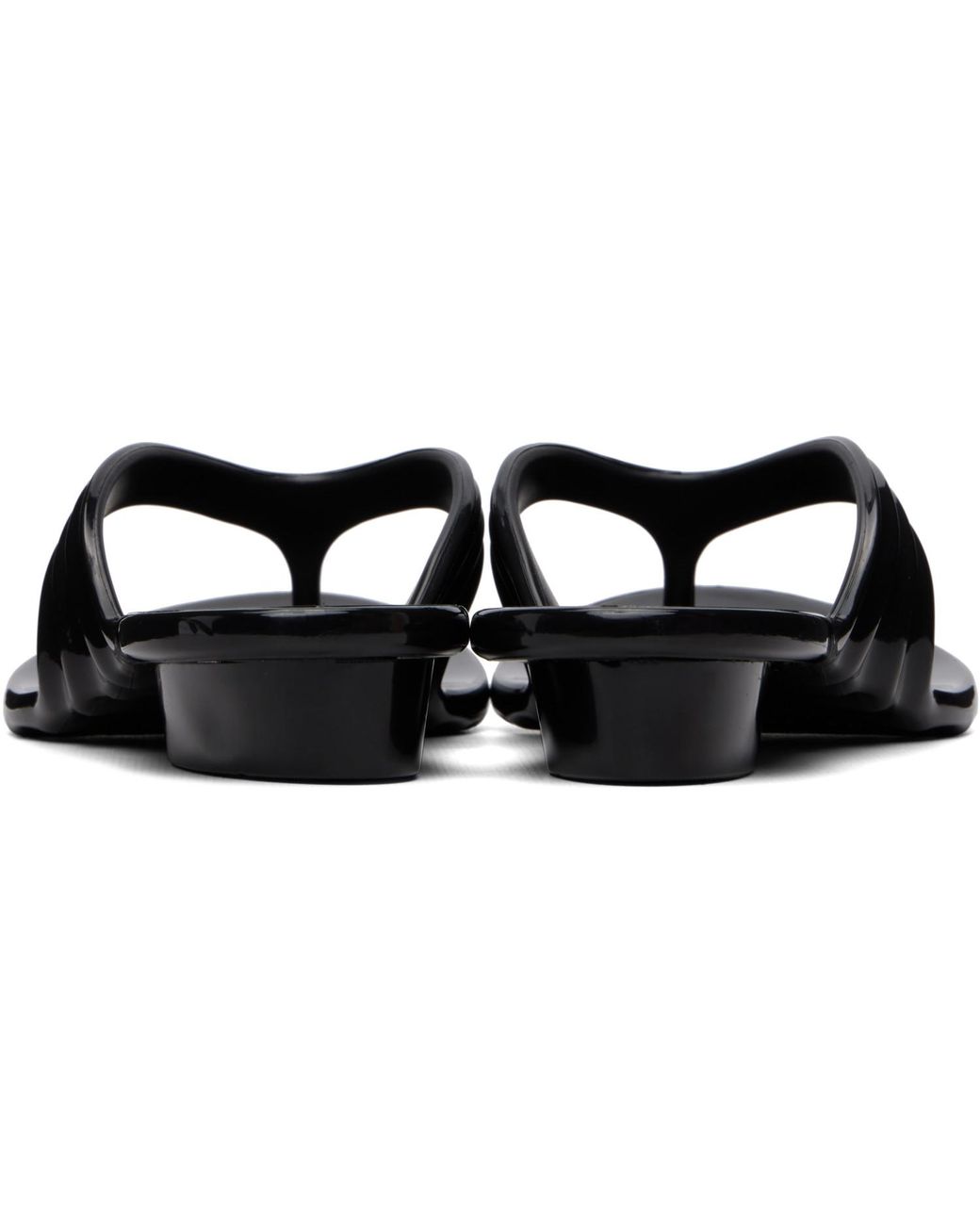 DIESEL Black Melissa Edition Quantum Thong Sandals