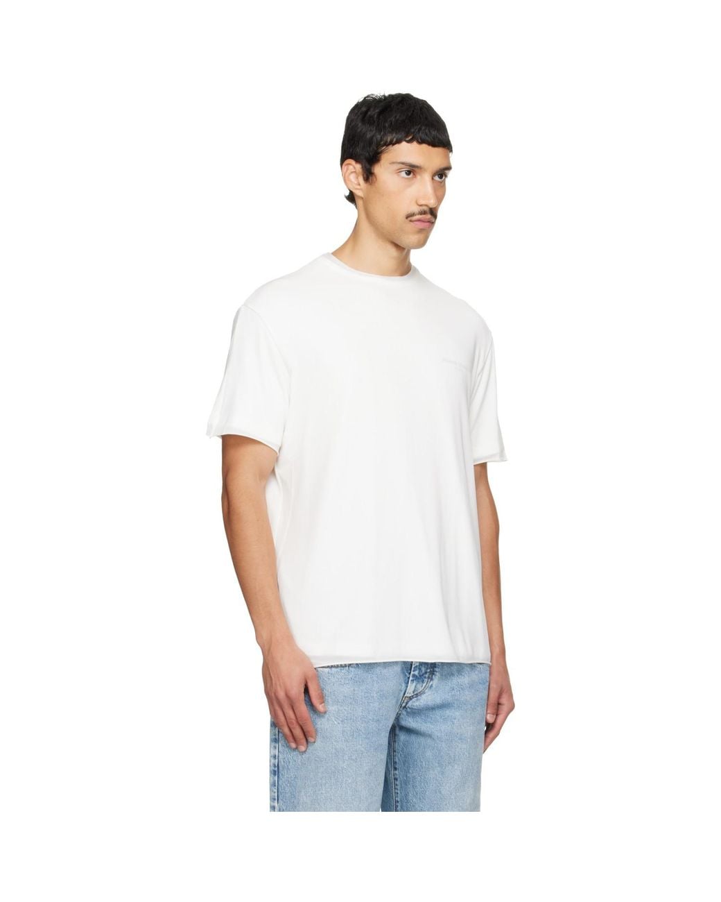 Maison Margiela White Fusion Double T-Shirt for men