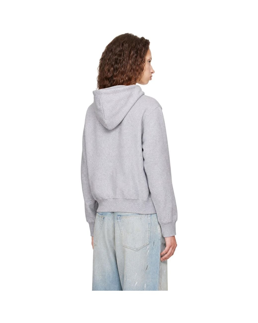 Marc Jacobs Blue Canal St Logo Oversized Hoodie