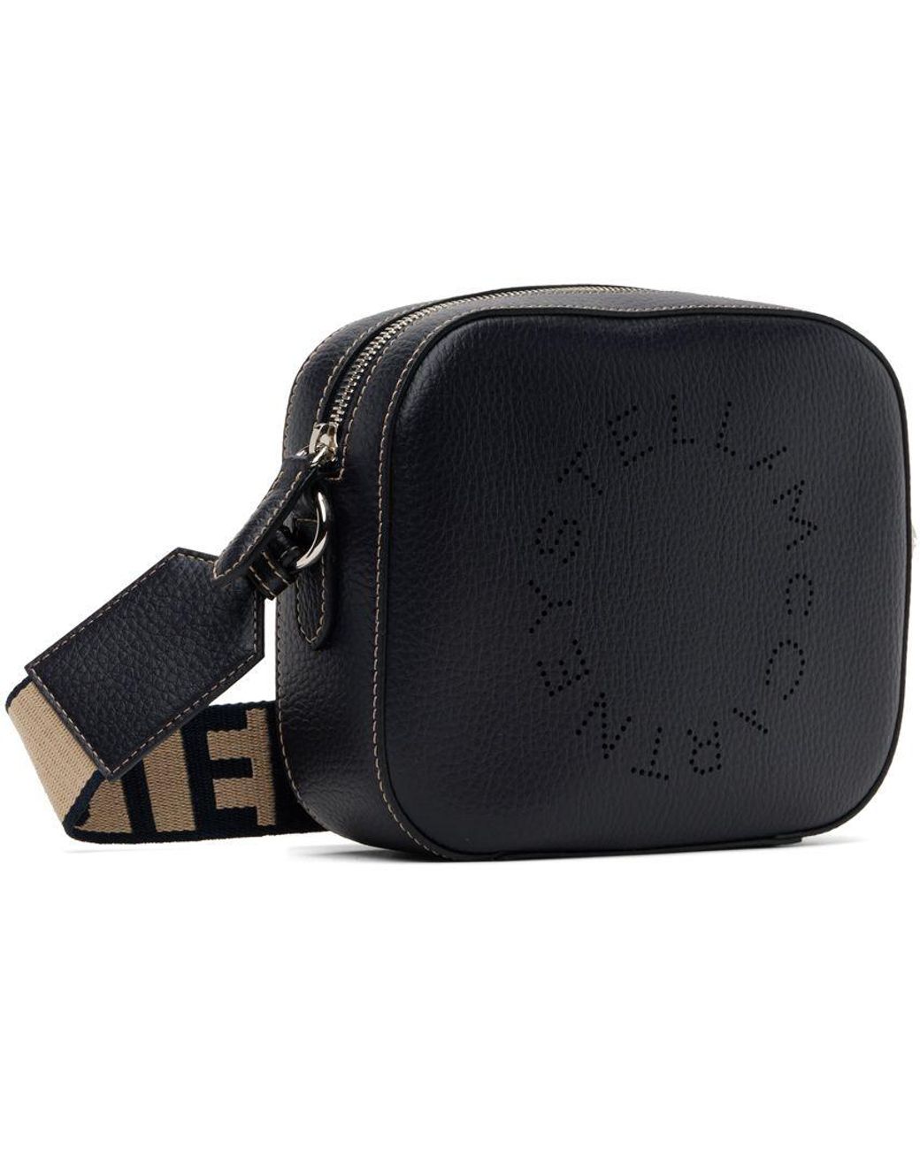 Stella McCartney Navy Mini Camera Bag