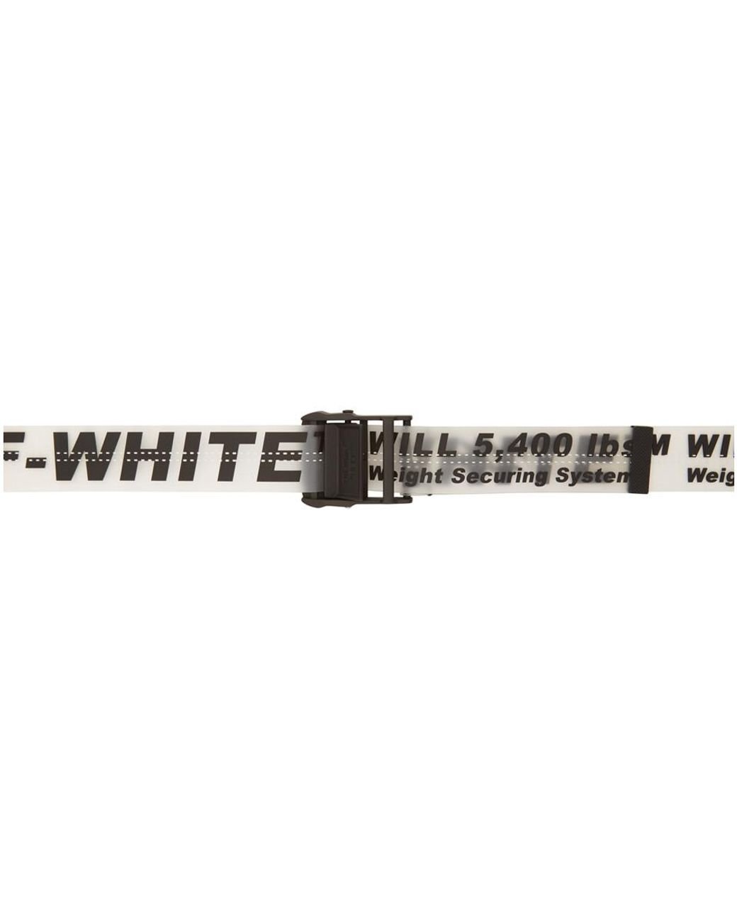 Homme Accessoires Ceintures Ceinture Industrial à logo en jacquard Off-White c/o Virgil Abloh pour homme en coloris Noir 