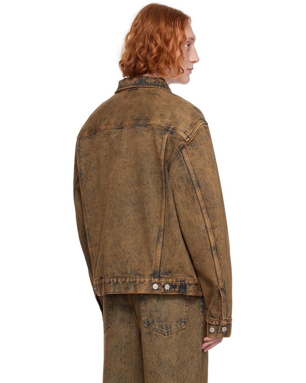 DRIES VAN NOTEN ブラック ガーメントダイ ジャケット DRIES VAN NOTEN ブラック ガーメントダイ ジャケット
