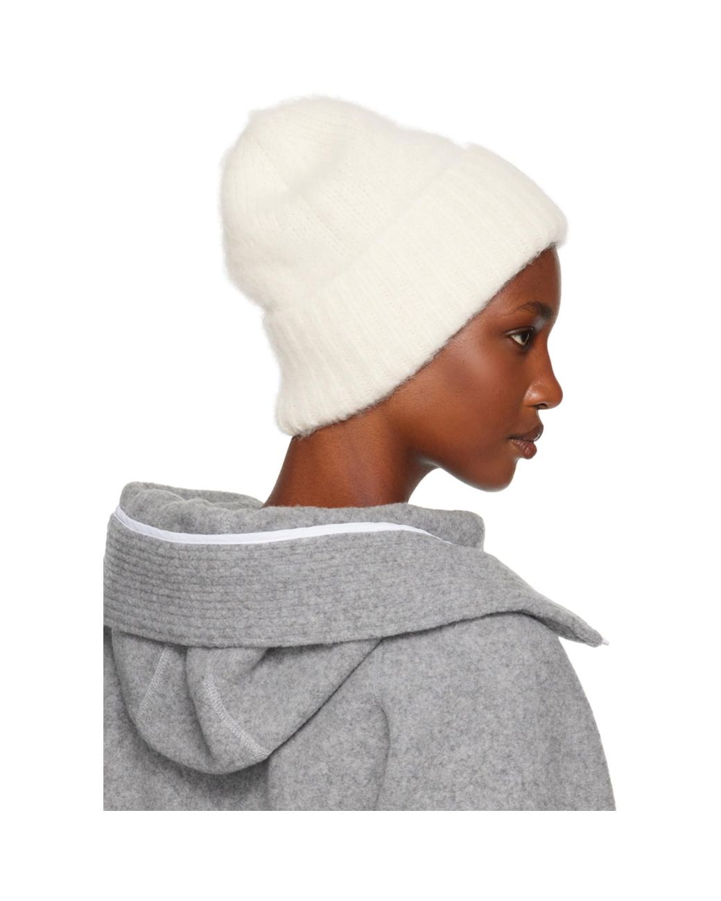 Canada Goose White Off- Alpaca Beanie