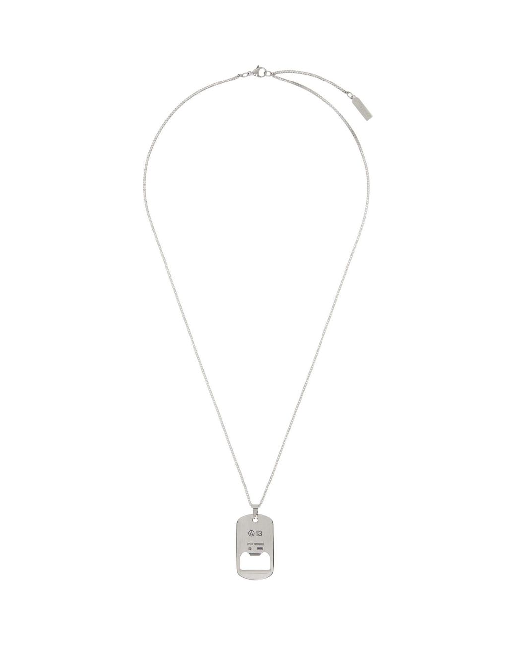 NUMBERING Metallic #5831 Necklace for men