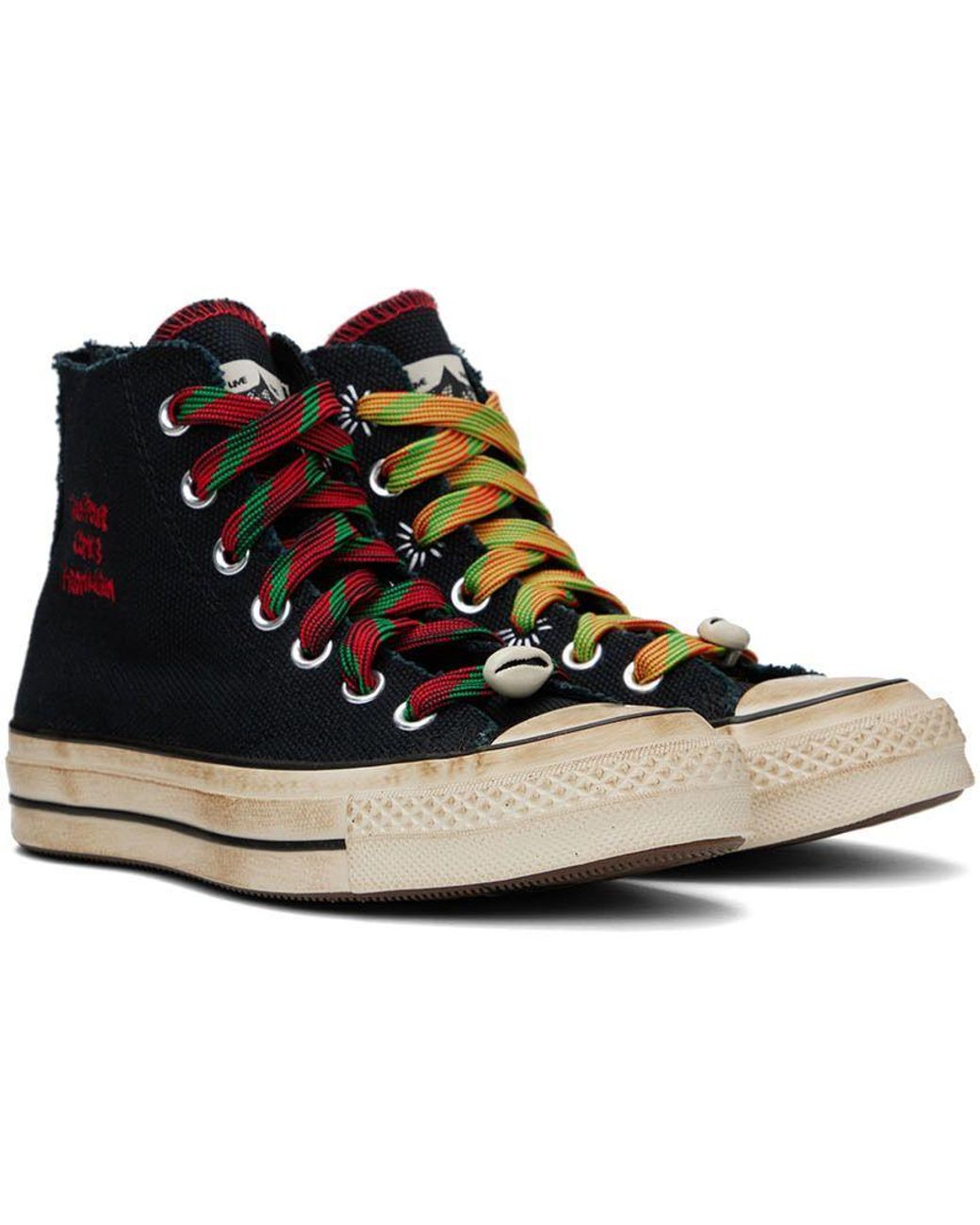 Converse Barriers Edition Chuck 70 Hi Sneakers in Black | Lyst