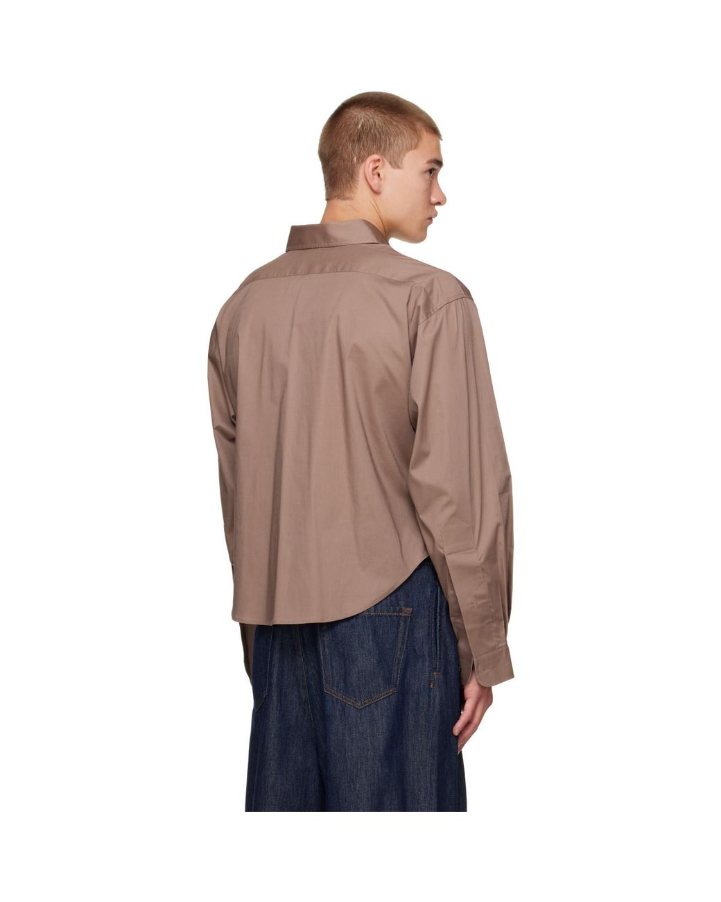 VAQUERA Brown Belted Shirt for men