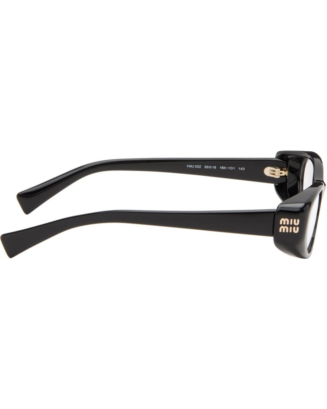 Miu Miu Brown Oval Glasses