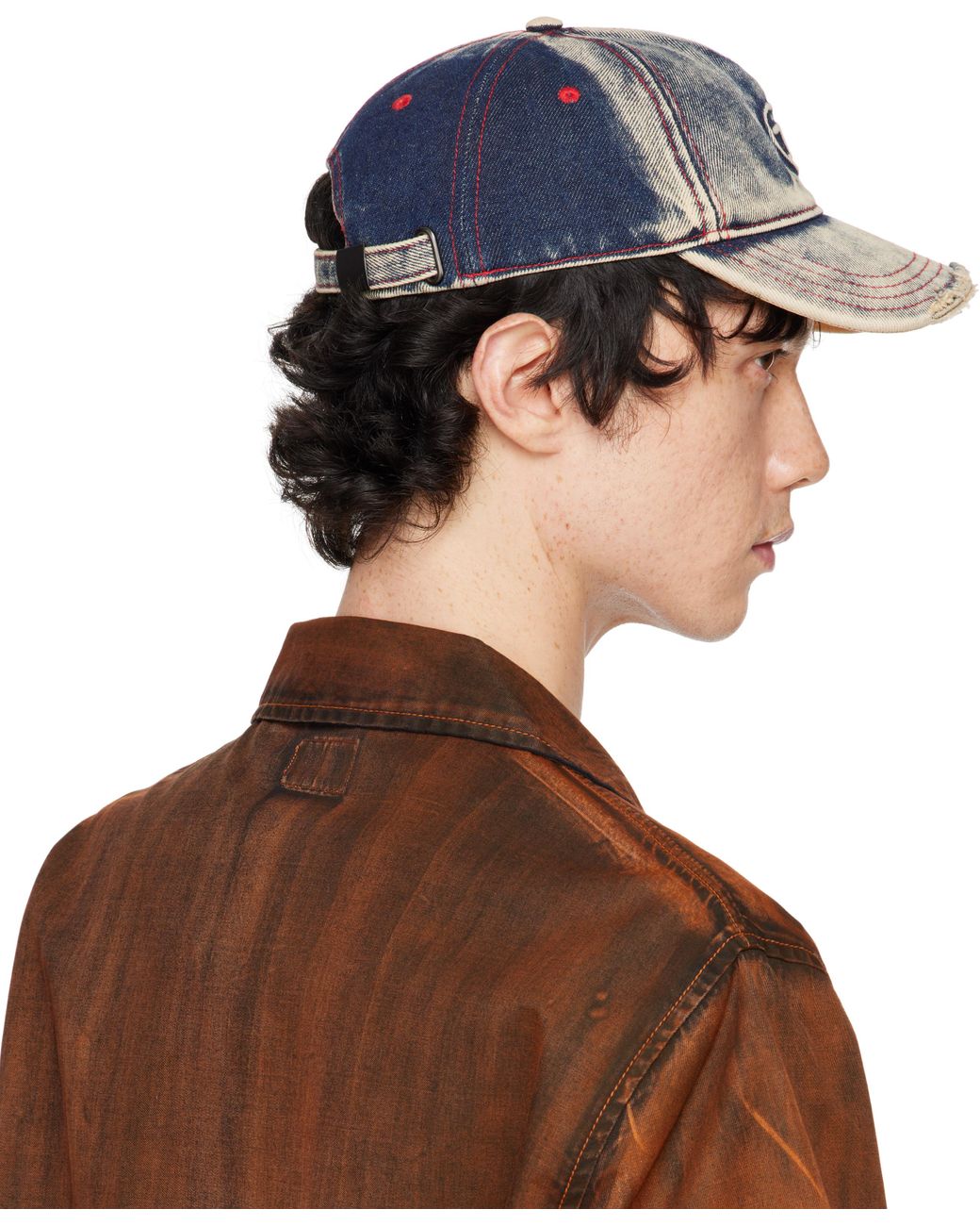 DIESEL C-Seymon Cap in Brown for Men | Lyst