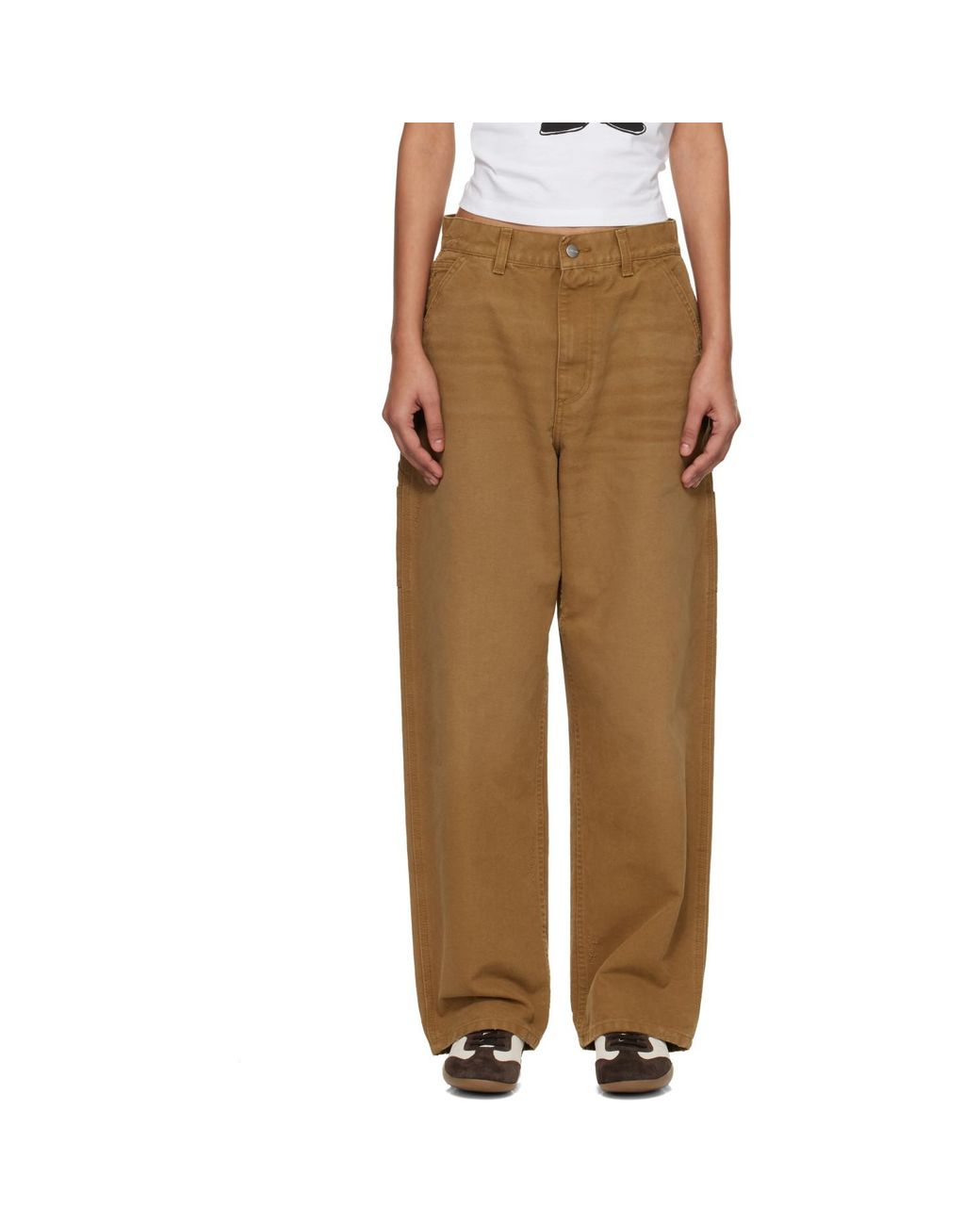 Carhartt Natural Tan Brandon Single Knee Jeans