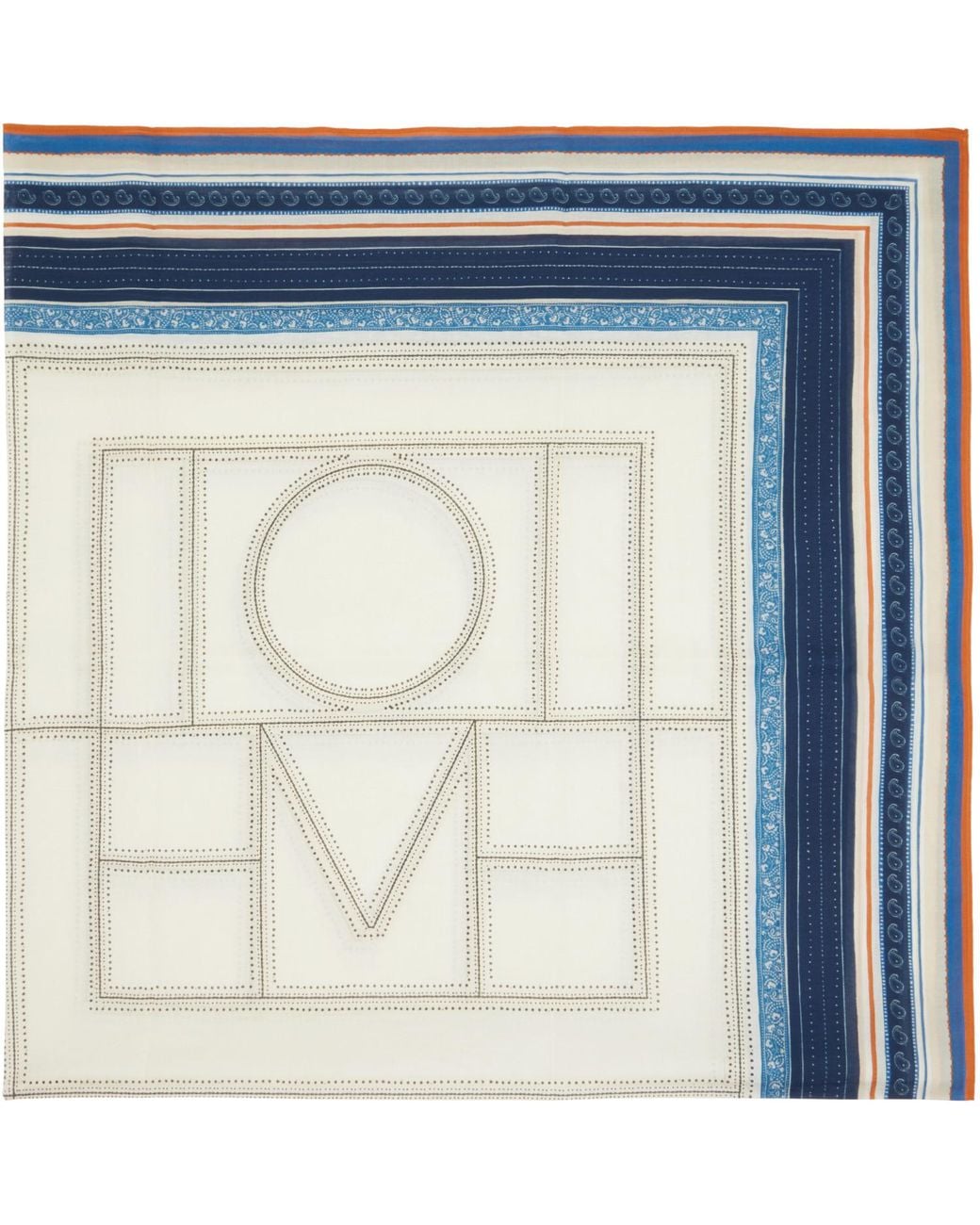 Totême Blue Selector Cover-Up Scarf