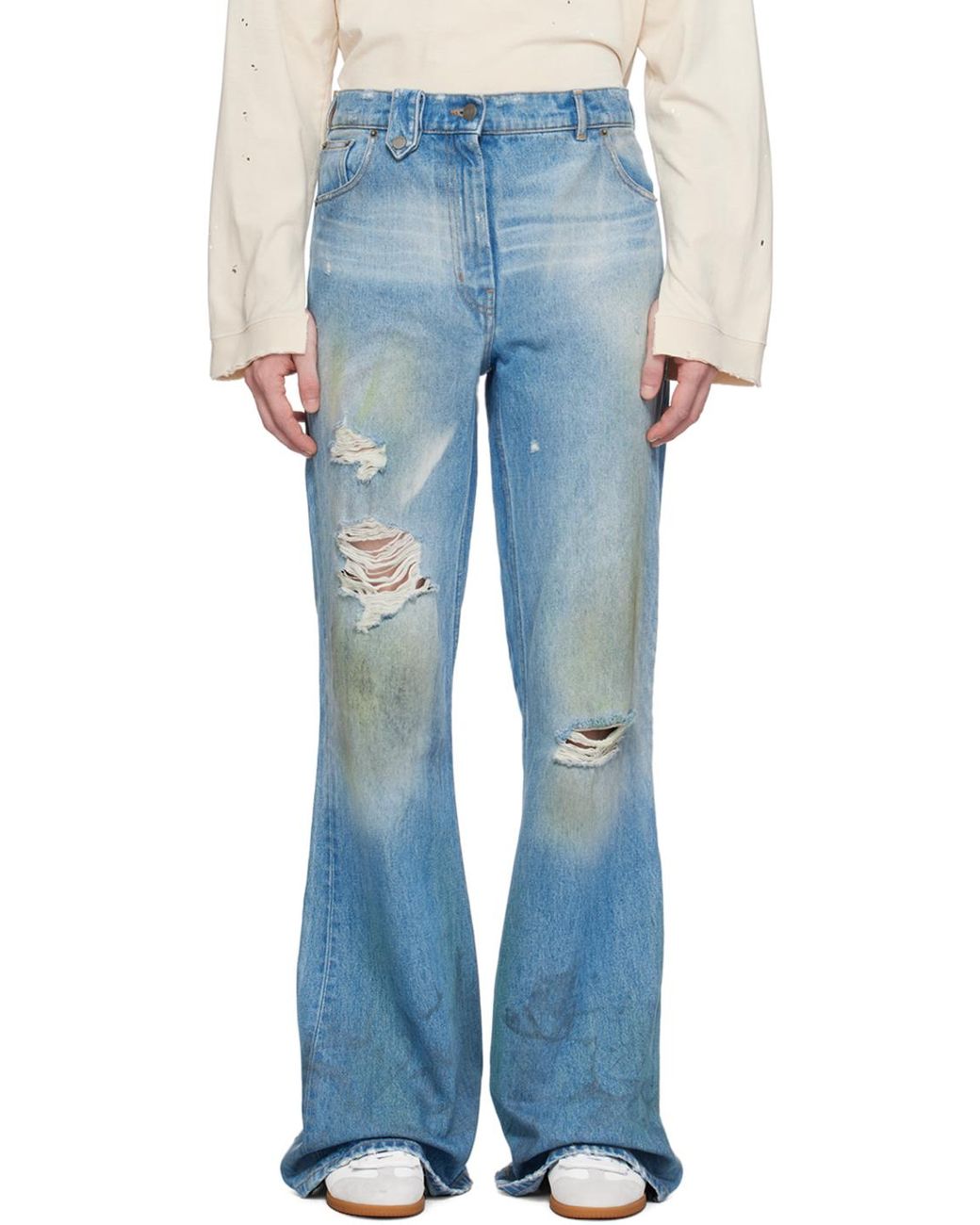 【関税込み】EGONlab ブラック Samy ジーンズ SAMY WIDE LEG JEANS – EGONLAB