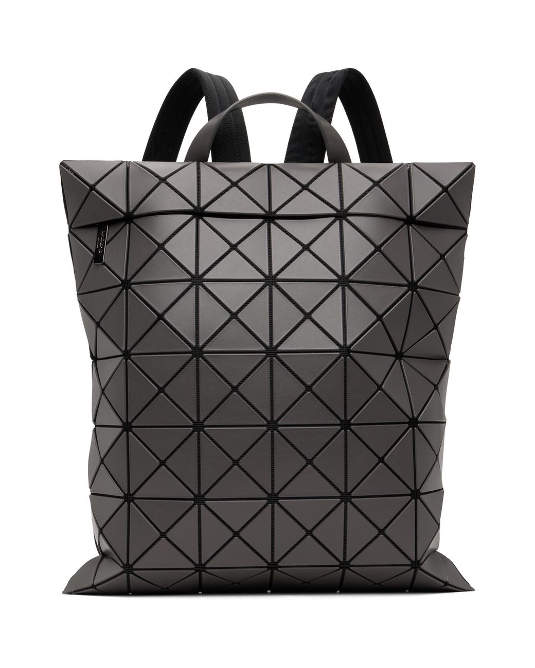 Issey Miyake Black Flat Pack Backpack