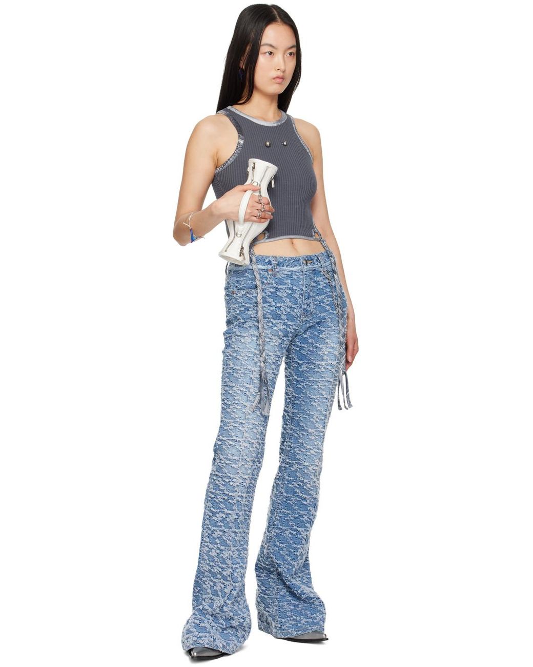デニム・ジーパン ANDERSSON BELL Women Denim Pants APA607WWASBLU Blue ANDERSSON BELL Agnes Jeans in Blue | Lyst
