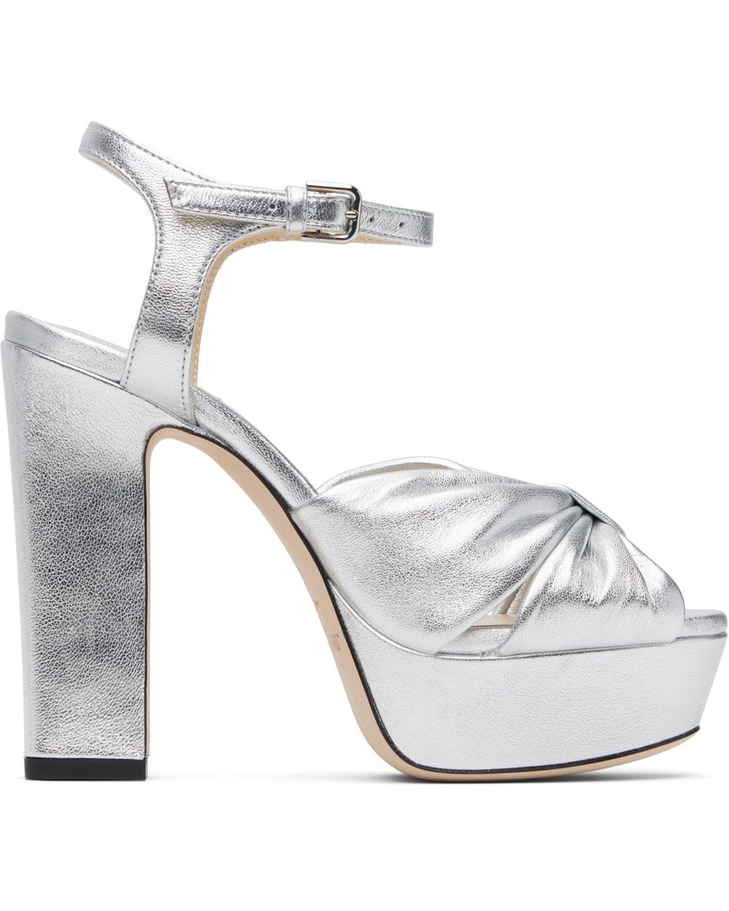 Jimmy Choo Black Heloise 120 Heeled Sandals