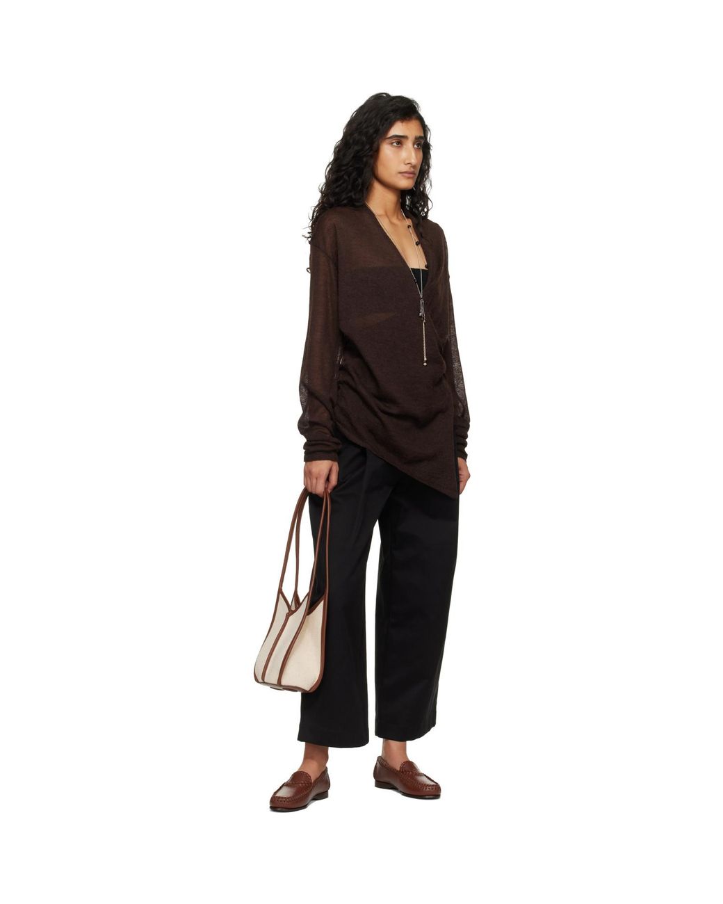 Hereu Brown Sastre Supple Shiny Loafers