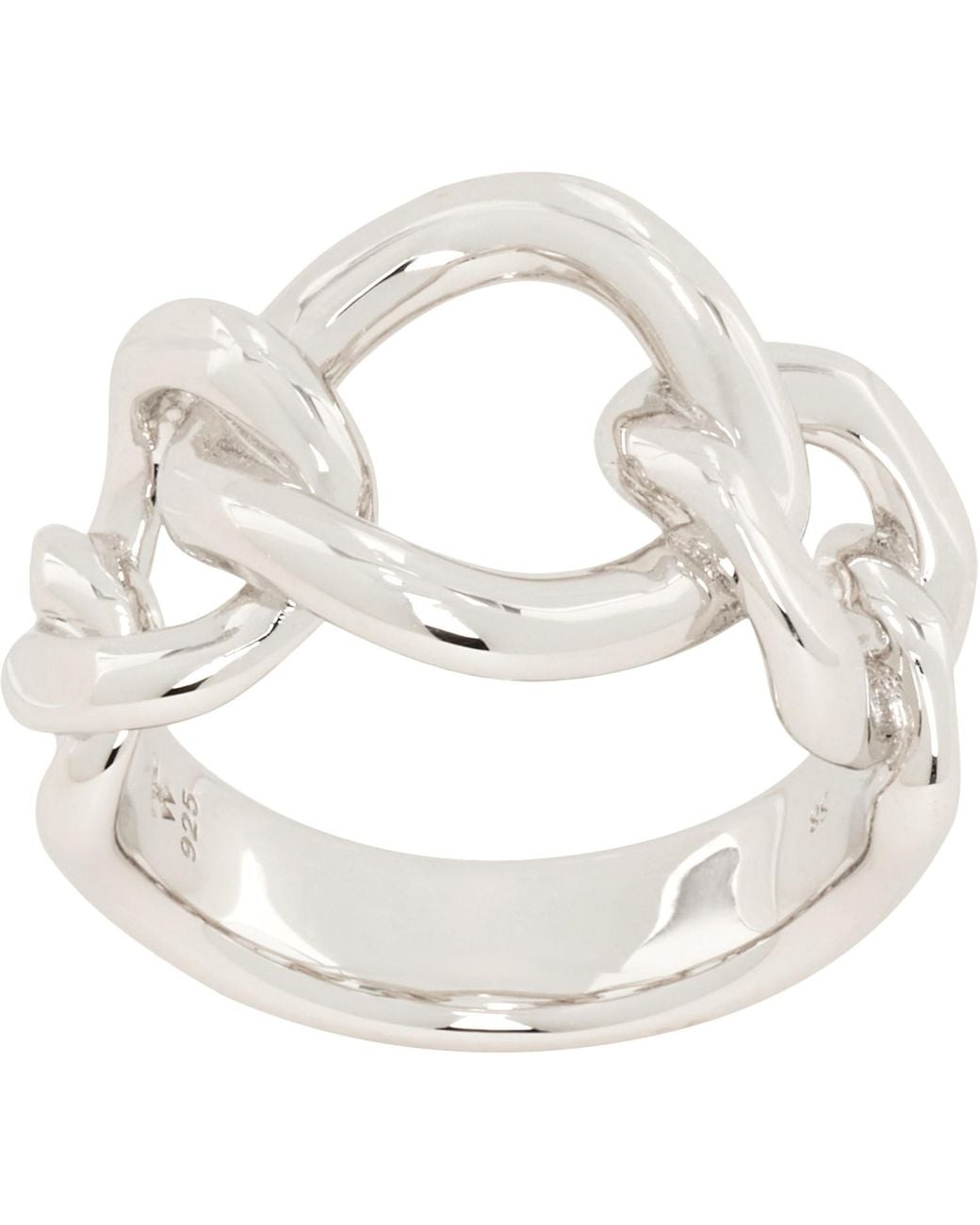 Tom Wood Metallic River Ring for men