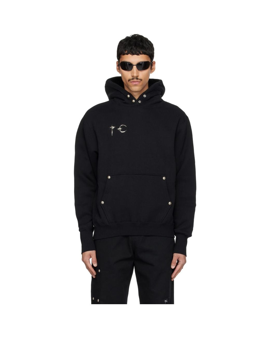 THUG CLUB Black Armor Hoodie for men