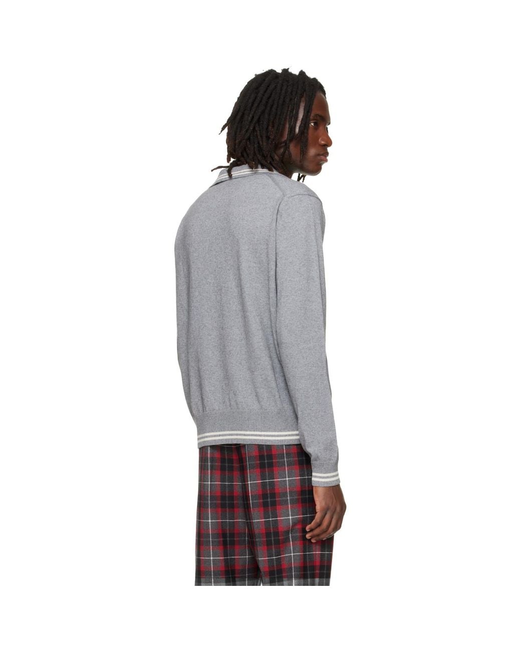 Vivienne Westwood Gray Doubletake Polo for men