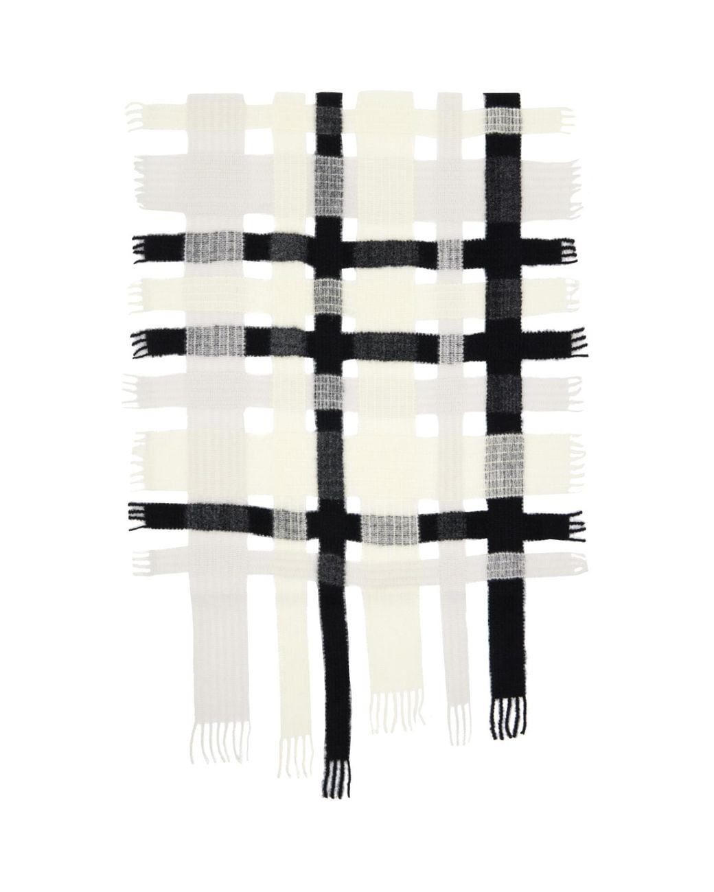 Issey Miyake Natural Raschel Weave Stole Scarf