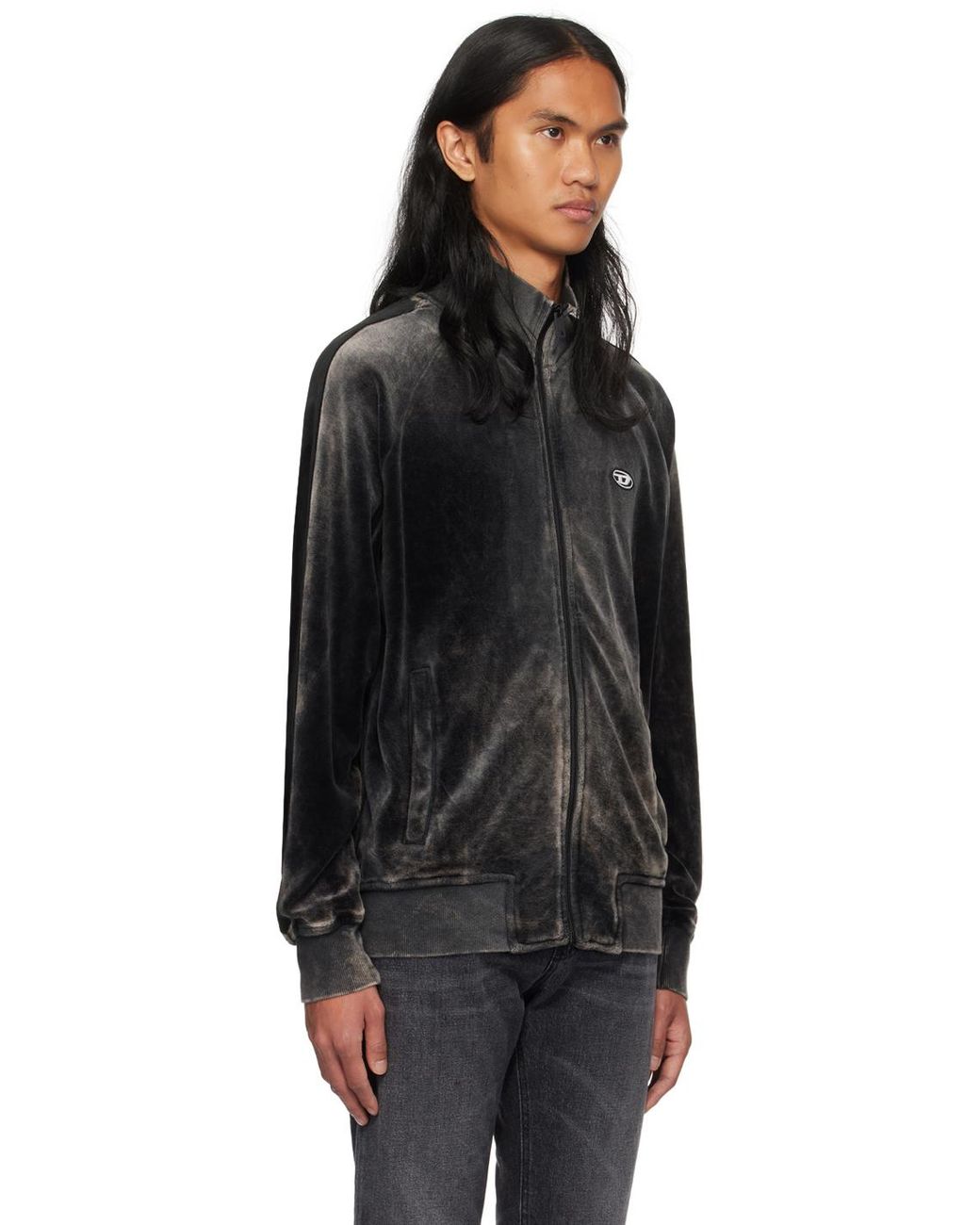 メンズ DIESEL S-raband トラックジャケット ブラック | Lyst メンズ DIESEL S-raband トラックジャケット ブラック | Lyst