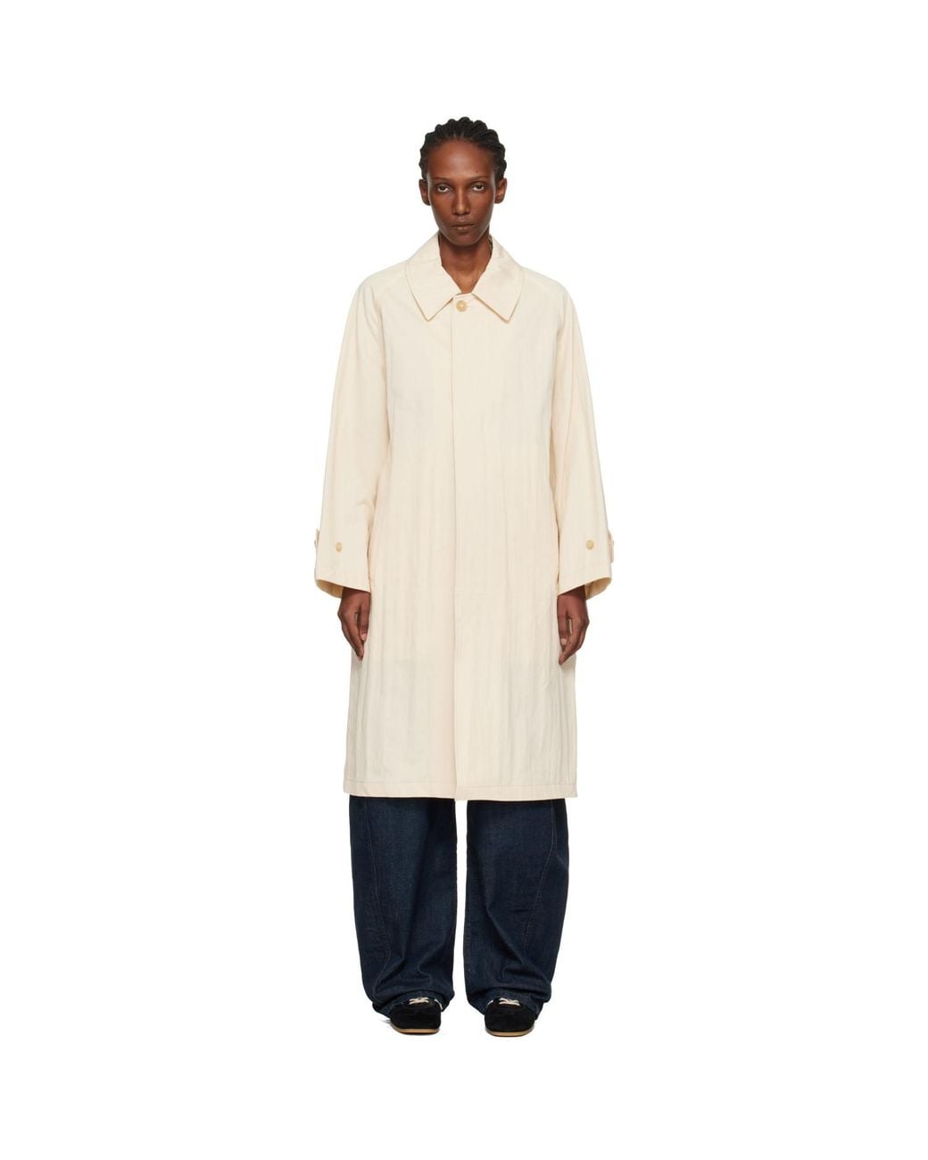 A.P.C. Black Amy Mac Trench Coat