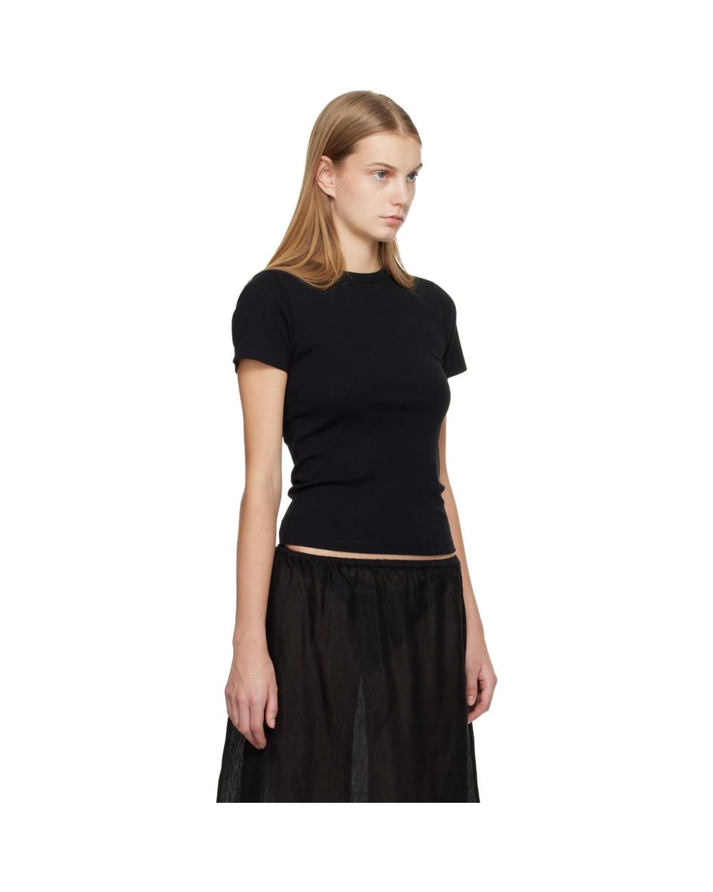Matteau Black Rib Baby T-Shirt