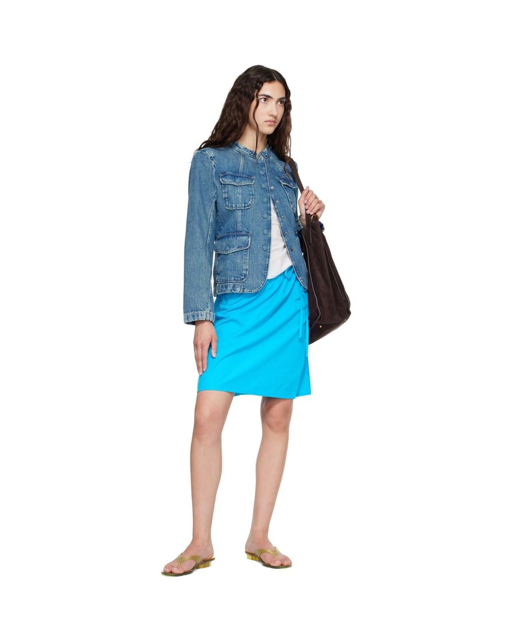 Rag & Bone Brown River Suede Tote