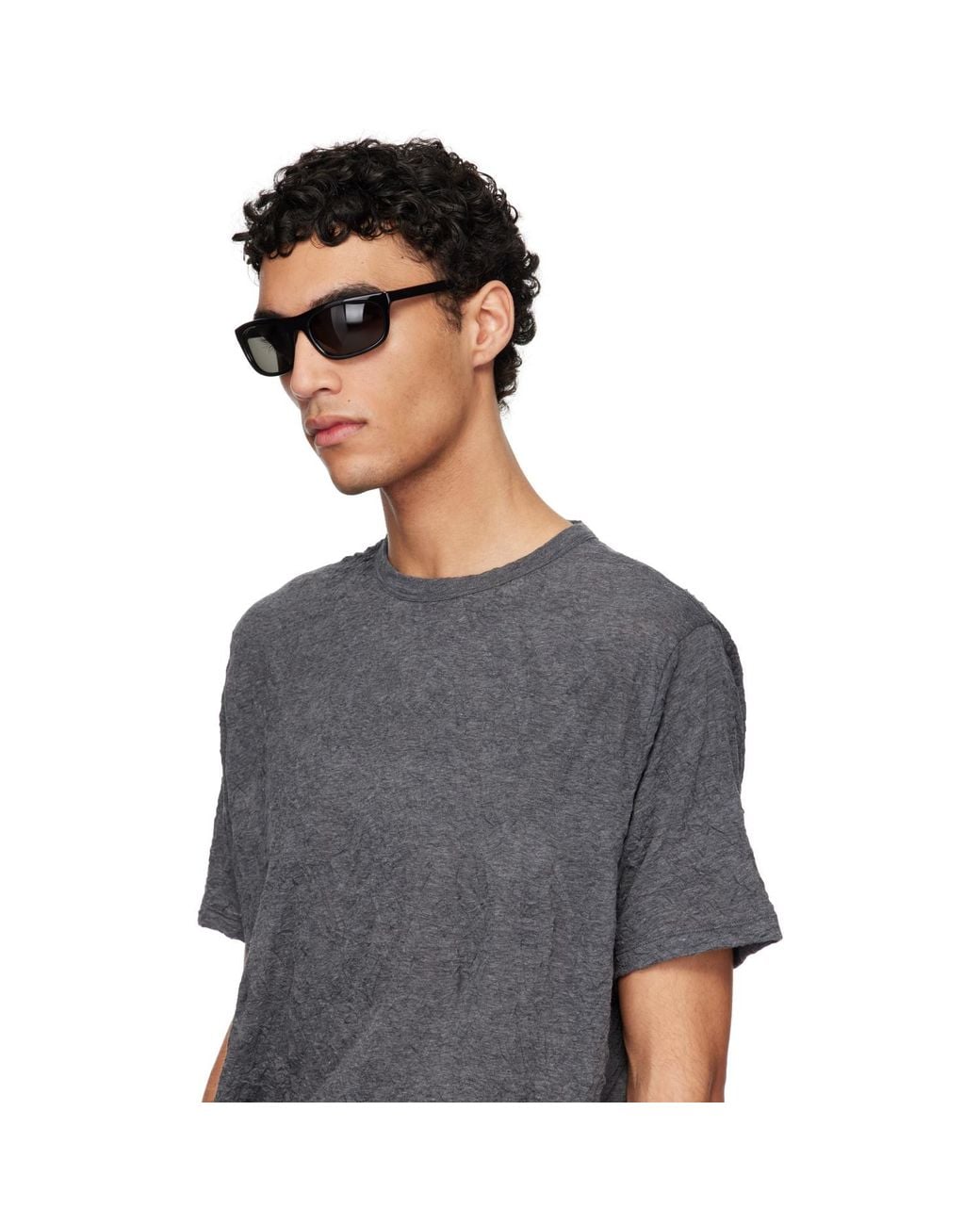 Our Legacy Black Shelter Sunglasses for men