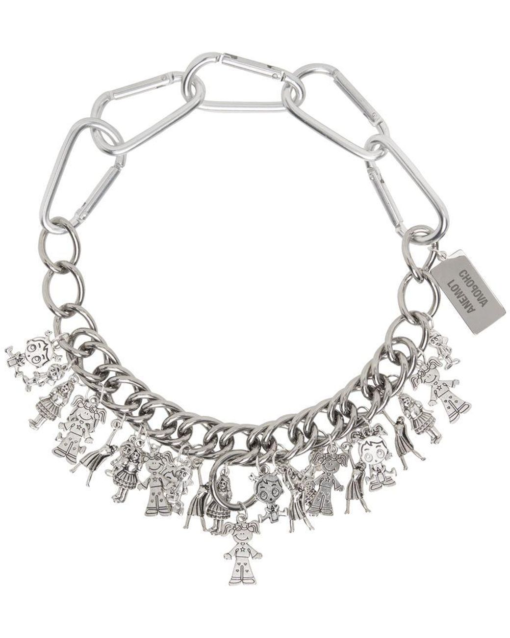 Chopova Lowena Lots Of Ladies Curb Necklace in Metallic | Lyst