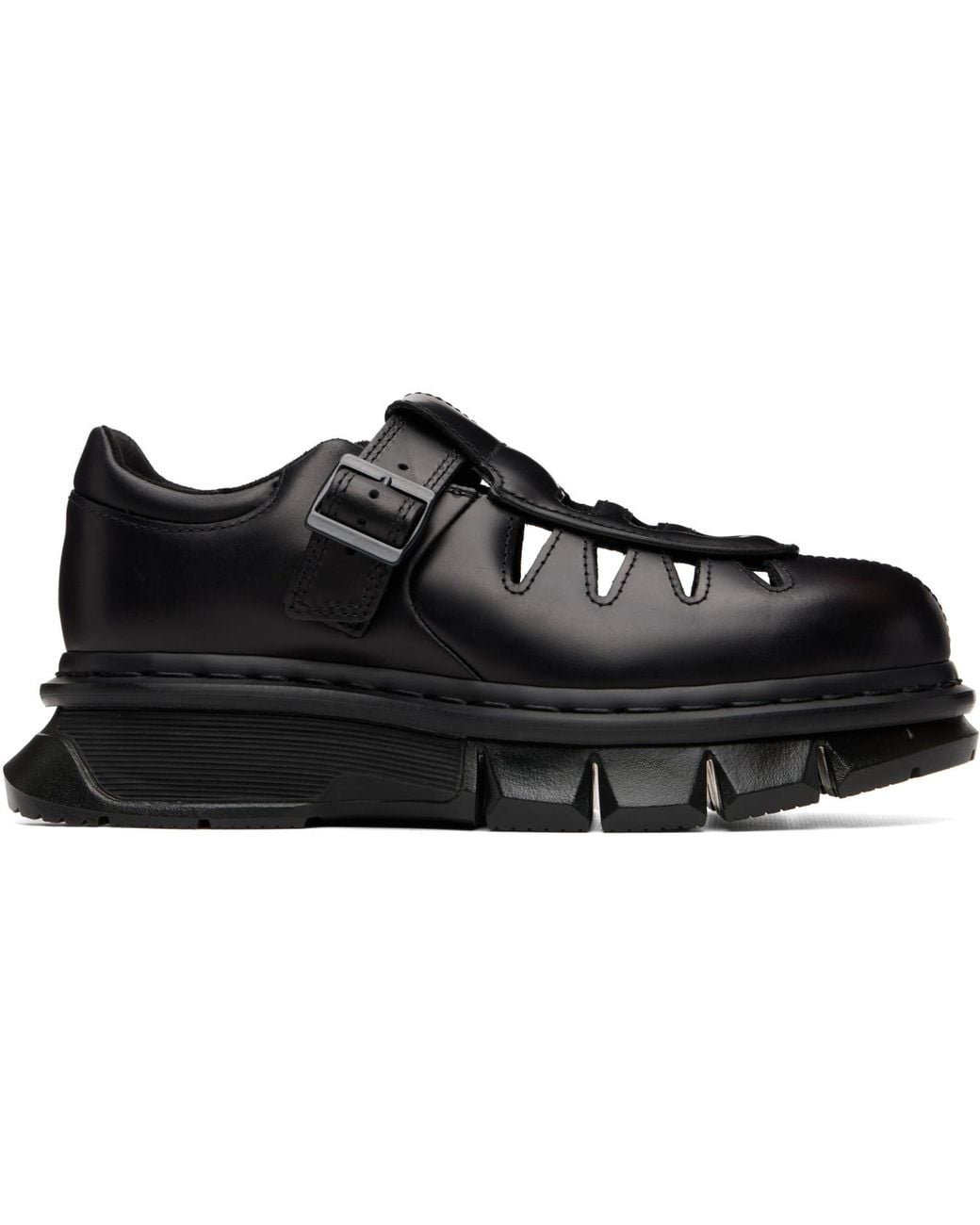Dr. Martens Black Qubist Fisherman Loafers for men